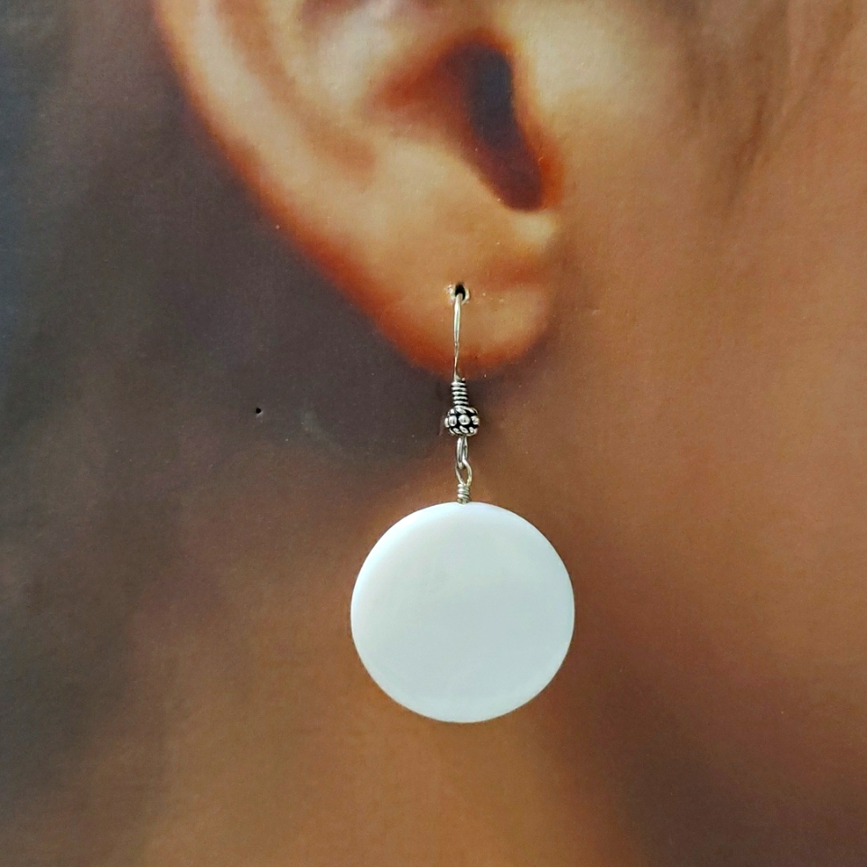 Mother Of Pearl Earrings